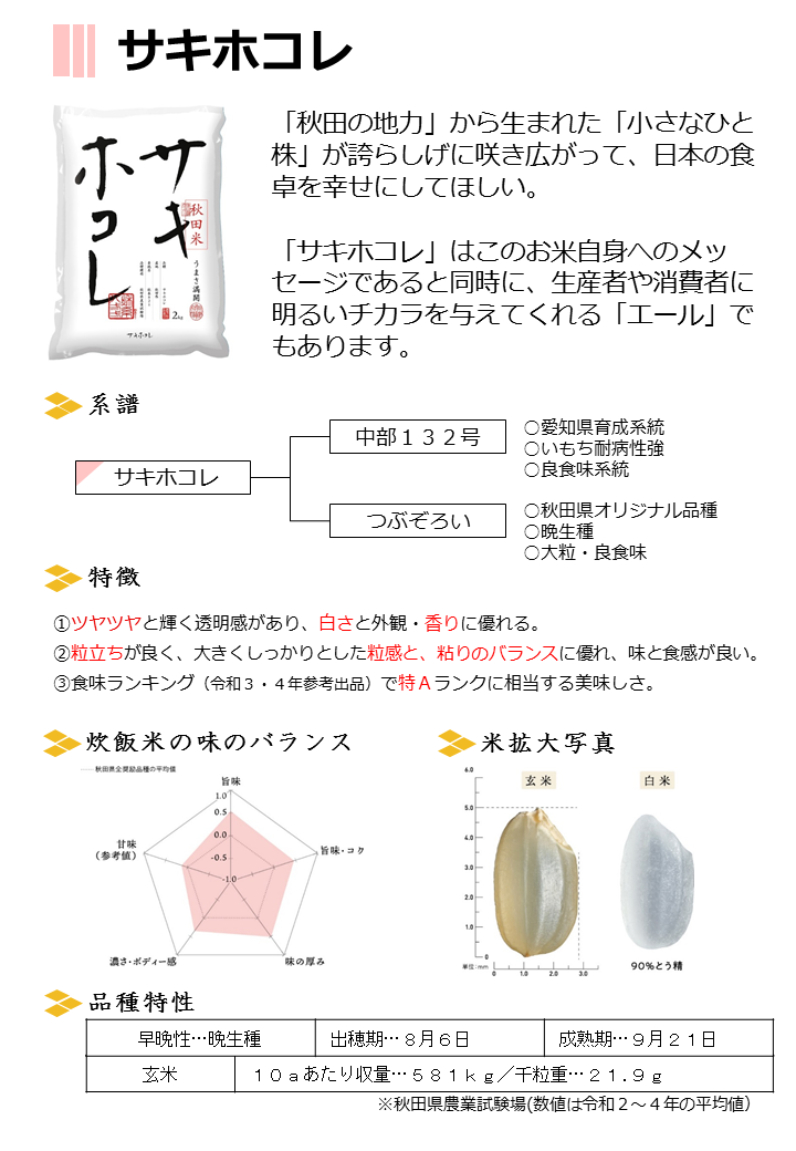 品種紹介 | JA全農あきた