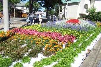 現地見学会（由利本荘市内の花のまちづくりの現場）の様子の内容を表示