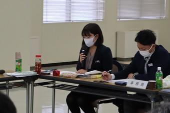 JA全農あきた営農支援課担当者の報告の内容を表示