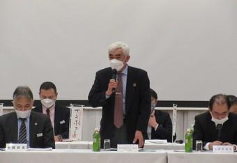JAグループ「秋田米新品種サキホコレ研究会」佐々木竜孝会長のあいさつの内容を表示