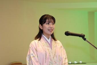 ミスあきたこまち決意表明の内容を表示