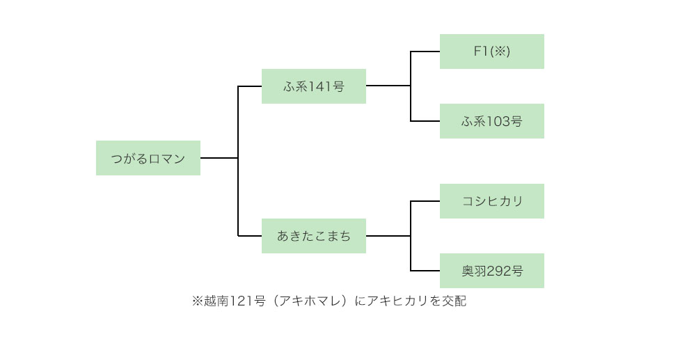 つがるロマンの家系図