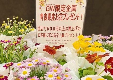 花の苗をプレゼントの内容を表示