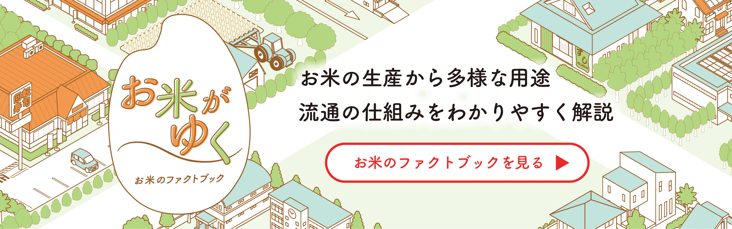 お米のファクトブック「お米がゆく」