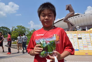 ピーマン当たりました！夏野菜でパワーつけてね！の内容を表示