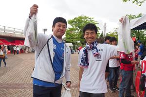 富山のサポーターさんもにっこり!!の内容を表示