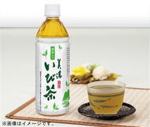 リニューアルした「美濃いび茶（抹茶入り）500ml」の内容を表示