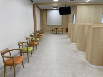 店舗 待合部分の内容を表示