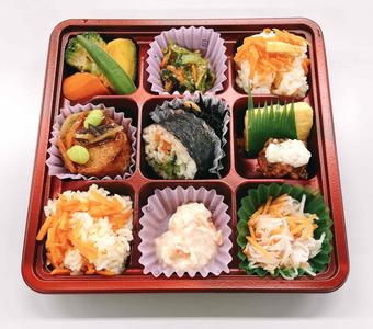 各務原にんじんを食べよう！生彩弁当の内容を表示