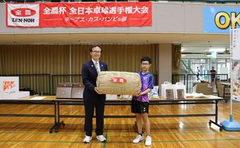県産品贈呈の内容を表示