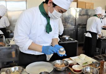 オリジナルレシピ作成中の内容を表示