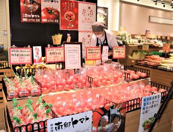 ずらりと並んだトマトの内容を表示
