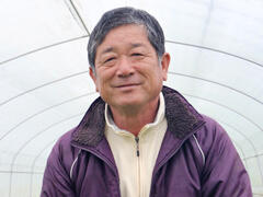 JAなめがた みず菜部会 部会長 鈴木 喜昭さん