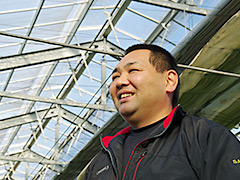 JA土浦 施設園芸水耕みつば部会 株式会社 みずは 栁澤 浩二さん