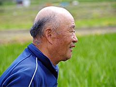 JAなめがた しょうぶ部会 部会長 河野 文隆さん