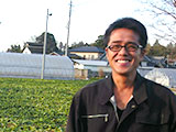海老沢さんのちぢみほうれん草