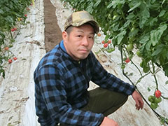 JA茨城みなみ 施設園芸部会 市況対策員 野口 嘉徳さん