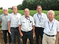 JA全農いばらき 産地開発顧問 鶴見さん 斎藤さん 飯野さん 山口さん 石倉さん