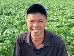JA水郷つくば大根生産部会 中條さん