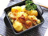 栗と鶏肉のクリームグラタン