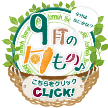 9月に旬を迎える品目