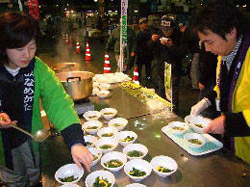 試食風景
