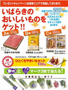 いばらきおいしいものゲット!!
