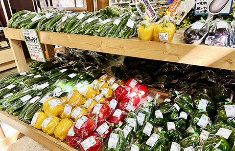 野菜売り場の様子