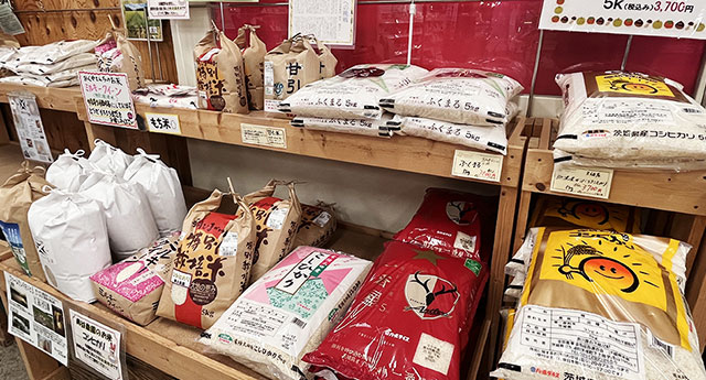 商品棚の様子