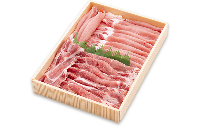 ローズポーク部位食べ比べセットロース400g肩ロース400ｇ