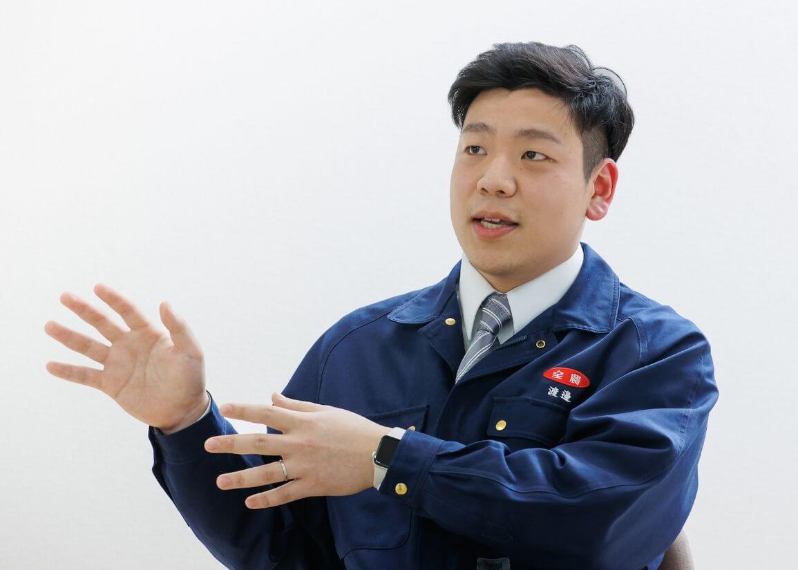 仕事の様子