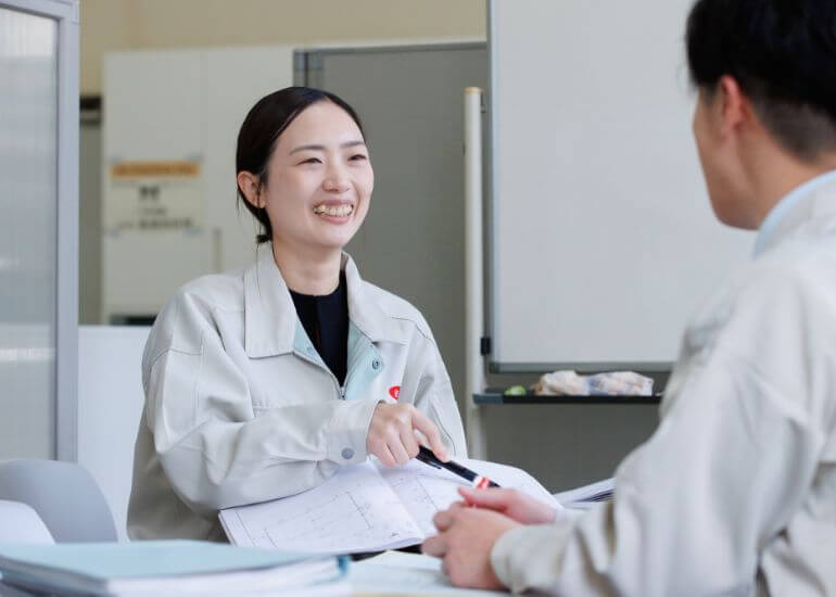 仕事の様子