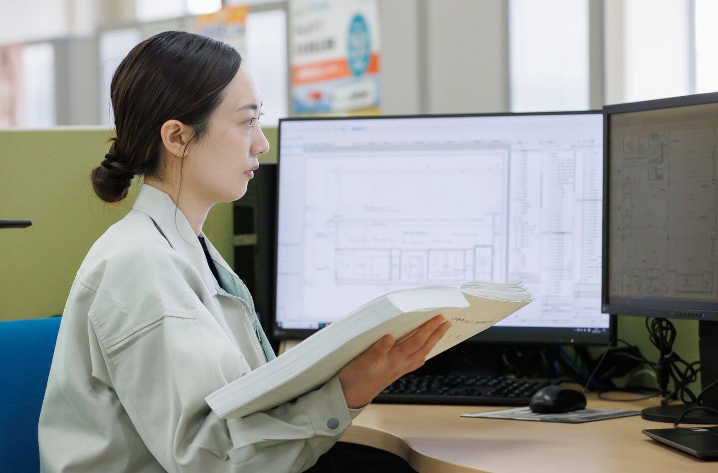 仕事の様子