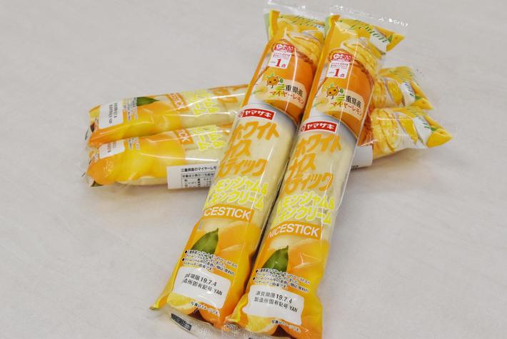新発売の三重県産マイヤーレモンを使った菓子パンの内容を表示