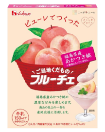 新しい ご当地くだものフルーチェ(福島県産あかつき桃) 商品 | 食品・飲料・お酒