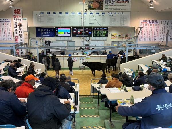 １２月期子牛せり市の内容を表示