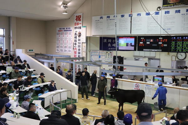 ４月期子牛せり市の内容を表示