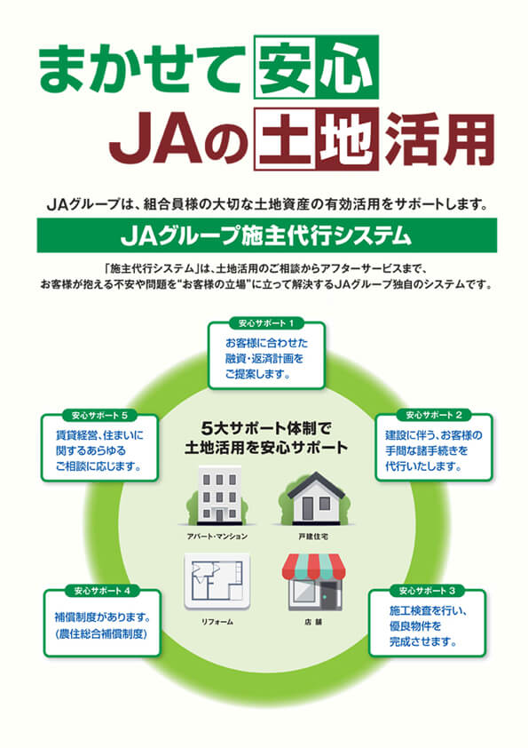 まかせて安全ＪＡの土地活用