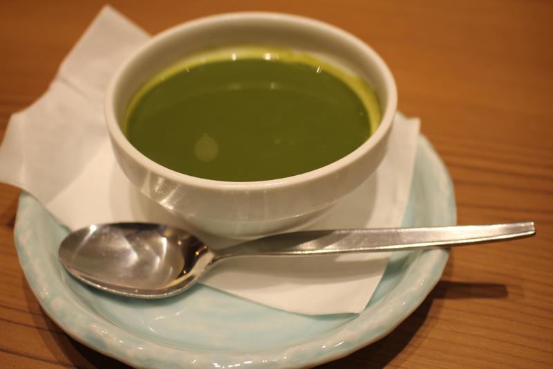 「自家製ブランマンジェ(抹茶)」の内容を表示