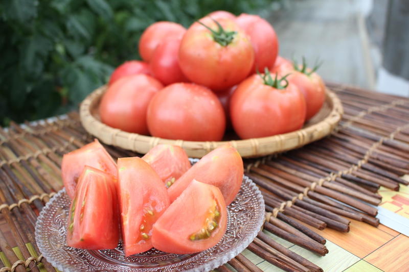 こだわりの「赤採りトマト」の内容を表示