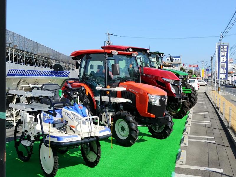 全農大分県本部駐車場での展示の内容を表示