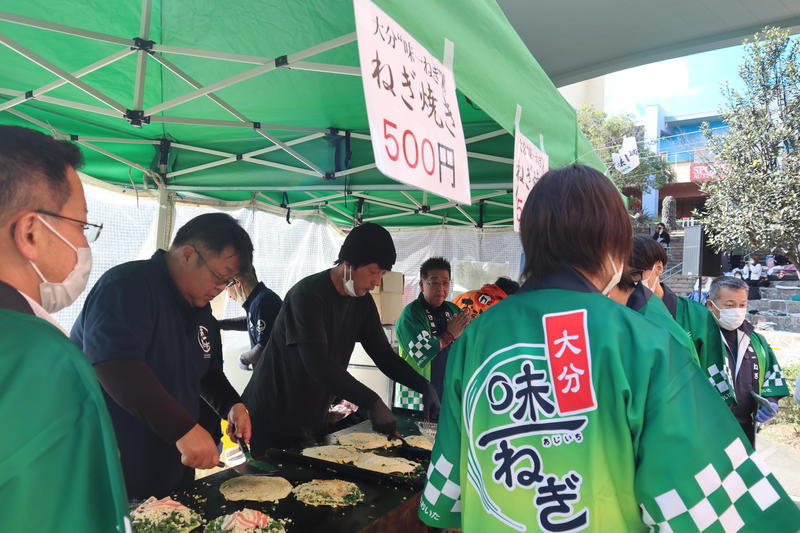 ◆味一ねぎのねぎ焼き販売コーナーの内容を表示