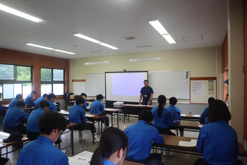 ◆刈払い機研修の座学の内容を表示