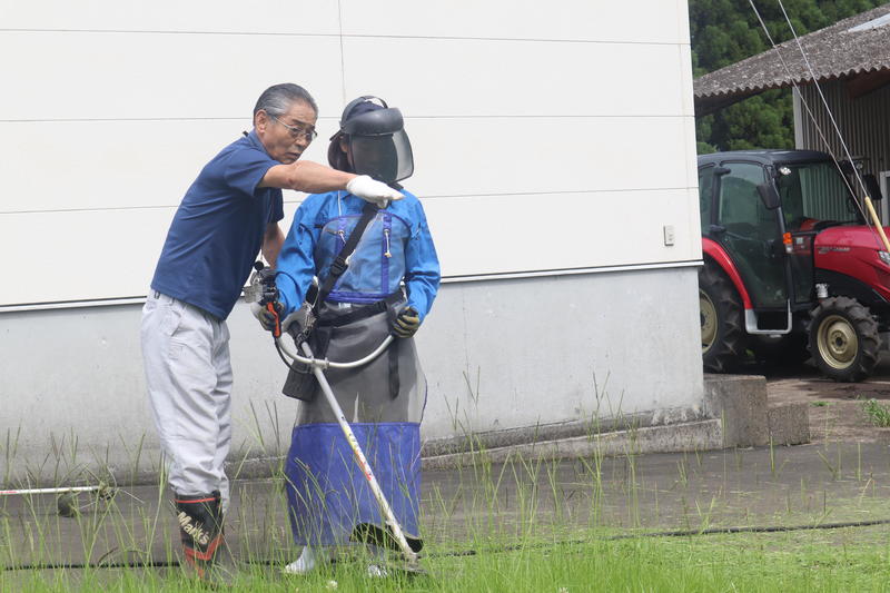 ◆刈払い機研修の実技の内容を表示