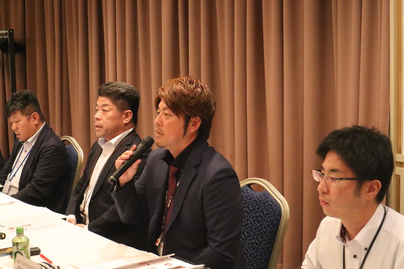 ◆今年度の計画を提案する園芸販売課の西田剛調査役の内容を表示