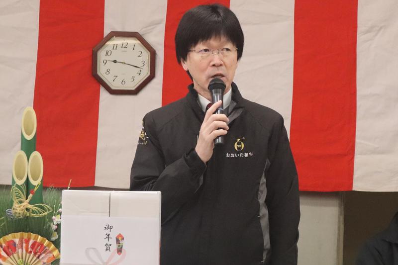 ◆挨拶をする藤田明弘県本部長の内容を表示