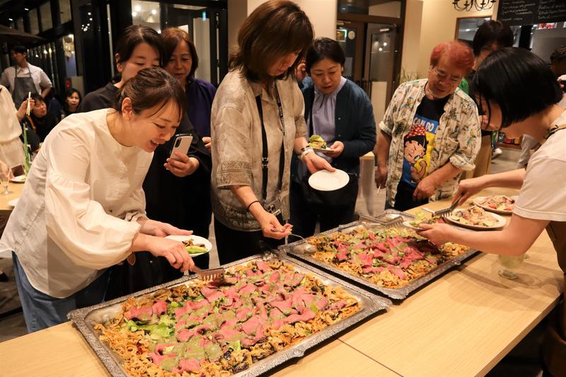 ◆大葉料理講習会へ参加した消費者の方々の内容を表示