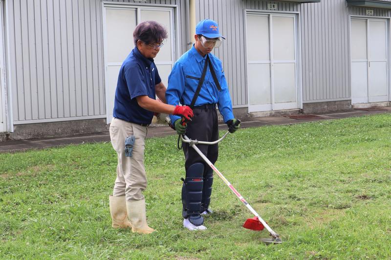 ◆刈払機研修の実技の内容を表示