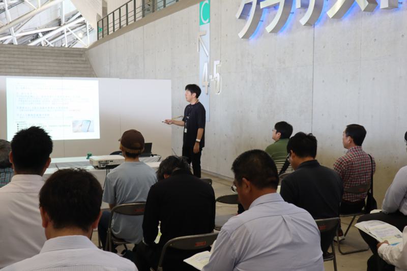 ◯講演会の様子の内容を表示