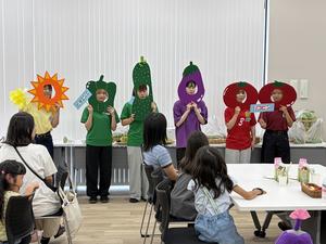 大学生による栄養学教室の内容を表示